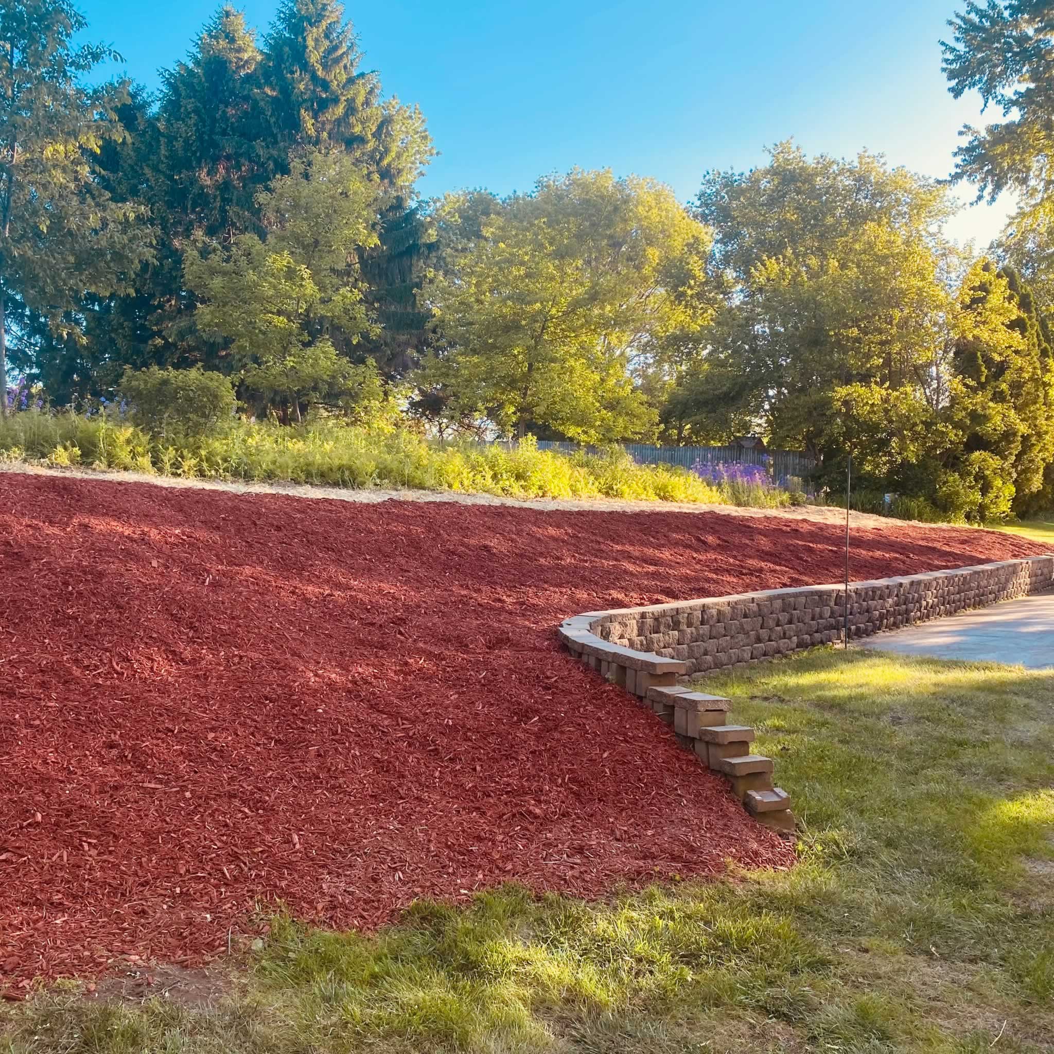 Mulch Project After